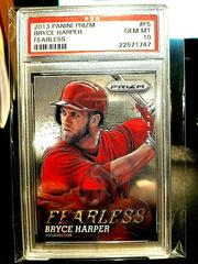 Bryce Harper Baseball Cards 2013 Panini Prizm Fearless Prices