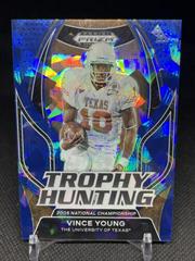 Vince Young [Blue Ice] #TH-16 Football Cards 2023 Panini Prizm Draft Picks Trophy Hunting Prices