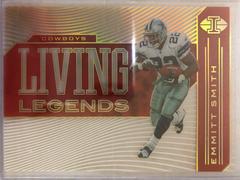 Emmitt Smith [Red] #LL8 Football Cards 2020 Panini Illusions Living Legends Prices