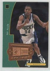 Ray Allen #175 Basketball Cards 1998 Spx Finite Prices