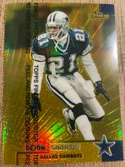 Deion Sanders [Gold Refractor] Football Cards 1999 Topps Finest Prices