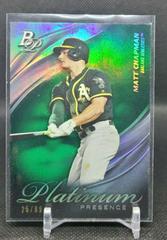 Matt Chapman [Green] #PP-4 Baseball Cards 2019 Bowman Platinum Presence Prices