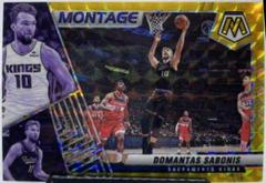 Domantas Sabonis [Gold] Basketball Cards 2021 Panini Mosaic Montage Prices