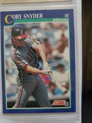 Cory Snyder #19 Baseball Cards 1991 Score Prices