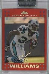 DeAngelo Williams [Red Refractor] Football Cards 2007 Topps Chrome Prices