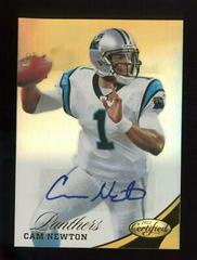 Cam Newton [Mirror Gold Autograph] #121 Football Cards 2012 Panini Certified Prices