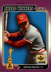 Johnny Bench #149 Baseball Cards 2001 Upper Deck Decade 1970's Prices