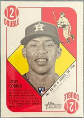 Carlos Correa [Mini Red Back] #67 Baseball Cards 2015 Topps Heritage '51 Collection Prices