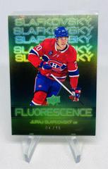 Juraj Slafkovsky [Green] Hockey Cards 2022 Upper Deck Fluorescence Prices