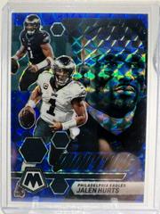 Jalen Hurts [Blue] #M-12 Football Cards 2023 Panini Mosaic Montage Prices