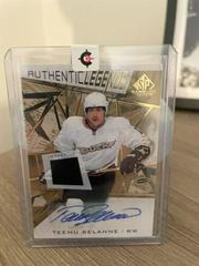 Teemu Selanne [Gold Autograph Jersey] #104 Hockey Cards 2021 SP Game Used Prices