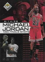 Michael Jordan #8 Basketball Cards 1998 UD Choice Preview NBA Finals Shot Prices