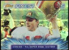 Joe Montana [Refractor] Football Cards 2000 Topps Finest Moments Prices