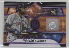 Yordan Alvarez [Purple] #SOA-YA Baseball Cards 2022 Topps Tribute Stamp of Approval Relics Prices