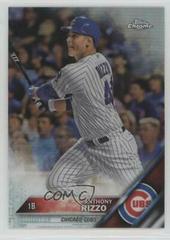 Anthony Rizzo [Refractor] #87 Baseball Cards 2016 Topps Chrome Prices