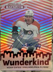 Noah Cates [Autograph Red] #W-36 Hockey Cards 2022 Upper Deck Stature Wunderkind Prices