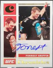 Forrest Griffin [Gold] #CS-FGF Ufc Cards 2021 Panini Chronicles UFC Signatures Prices