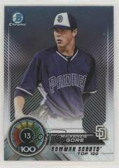 MacKenzie Gore #BTP-13 Baseball Cards 2018 Bowman Scouts' Top 100 Prices