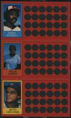 Eddie Murray, Sixto Lezcano, Willie Aikens Baseball Cards 1981 Topps Scratch Offs Prices