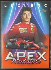 Charles Leclerc [Orange] #AP-CL Racing Cards 2021 Topps Formula 1 Apex Predators Prices