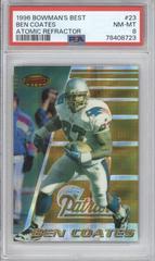 Ben Coates [Atomic Refractor] #23 Football Cards 1996 Bowman's Best Prices