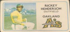 Rickey Henderson Baseball Cards 1981 Perma Graphics Super Star Credit Card Prices