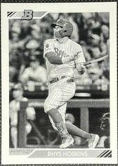 Rhys Hoskins [Black & White] #12 Baseball Cards 2020 Bowman Heritage Prices