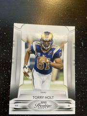 Torry Holt #90 Football Cards 2009 Playoff Prestige Prices