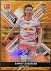 Sidney Raebiger [Orange Wave] #BCA-SR Soccer Cards 2021 Topps Finest Bundesliga Autographs Prices