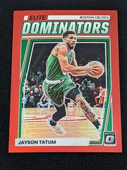 Jayson Tatum [Red] #15 Basketball Cards 2022 Panini Donruss Optic Elite Dominators Prices