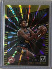 Cam Reddish [Yellow Laser] Basketball Cards 2019 Panini Donruss Great X-Pectations Prices