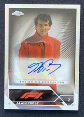 Alain Prost [Orange Refractor] #CAC-AP Racing Cards 2023 Topps Chrome Formula 1 Autograph Prices