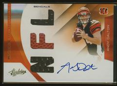 Andy Dalton [Rookie Premiere Material Autograph] #201 Football Cards 2011 Panini Absolute Memorabilia Prices
