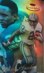 Barry Sanders [Class 3 Red] #100 Football Cards 1998 Topps Gold Label Prices