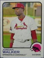Jordan Walker [Flip Stock] #46 Baseball Cards 2022 Topps Heritage Minor League Prices