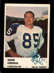 Gene Cronin #47 Football Cards 1961 Fleer Prices