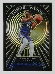 Davion Mitchell [Yellow] #7 Basketball Cards 2021 Panini Obsidian Tunnel Vision Prices