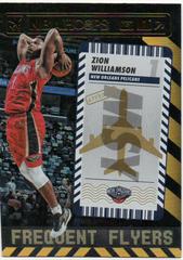 Zion Williamson #1 Basketball Cards 2021 Panini Hoops Frequent Flyers Prices