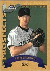 Colin Young [Gold] #T142 Baseball Cards 2002 Topps Traded Prices