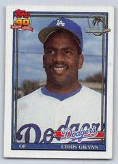 Chris Gwynn #99 Baseball Cards 1991 Topps Desert Shield Prices