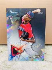 Triston McKenzie [Black Atomic Refractor] #BSR-94 Baseball Cards 2021 Bowman Sterling Prices