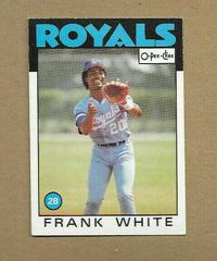 Frank White #215 Baseball Cards 1986 O Pee Chee Prices