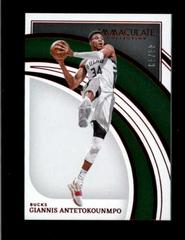 Giannis Antetokounmpo [Red] Basketball Cards 2021 Panini Immaculate Collection Prices