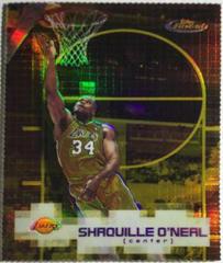 Shaquille O'Neal [Gold Refractor] #1 Basketball Cards 2000 Finest Prices