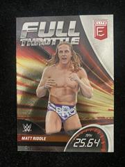 Matt Riddle Wrestling Cards 2023 Donruss Elite WWE Full Throttle Prices