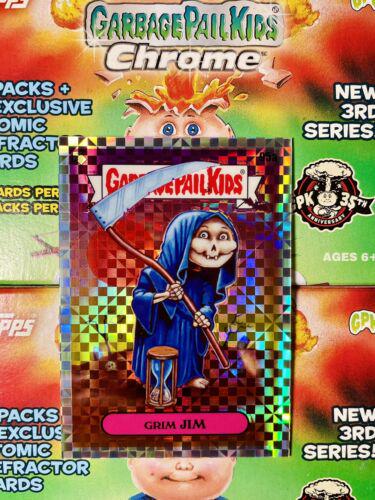 Grim JIM [XFractor] #95a 2020 Garbage Pail Kids Chrome