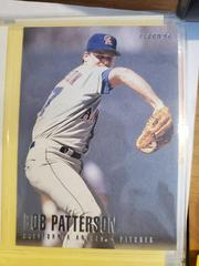 Bob Patterson Baseball Cards 1996 Fleer Tiffany Prices