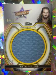 Seth Rollins [Gold Autograph] Wrestling Cards 2021 Topps WWE Undisputed Superstar Mat Relics Prices