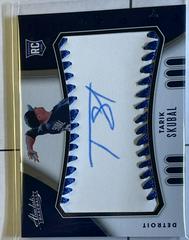 Tarik Skubal [Material Signature Blue] #137 Baseball Cards 2021 Panini Absolute Prices