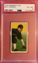 Billy Purtell #NNO Baseball Cards 1909 T206 Piedmont 350 Prices